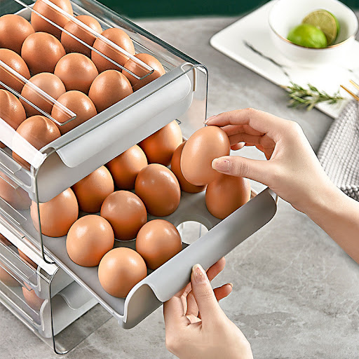 Title 5, Egg Carton Drawer Type Fresh-keeping Storage Bo...