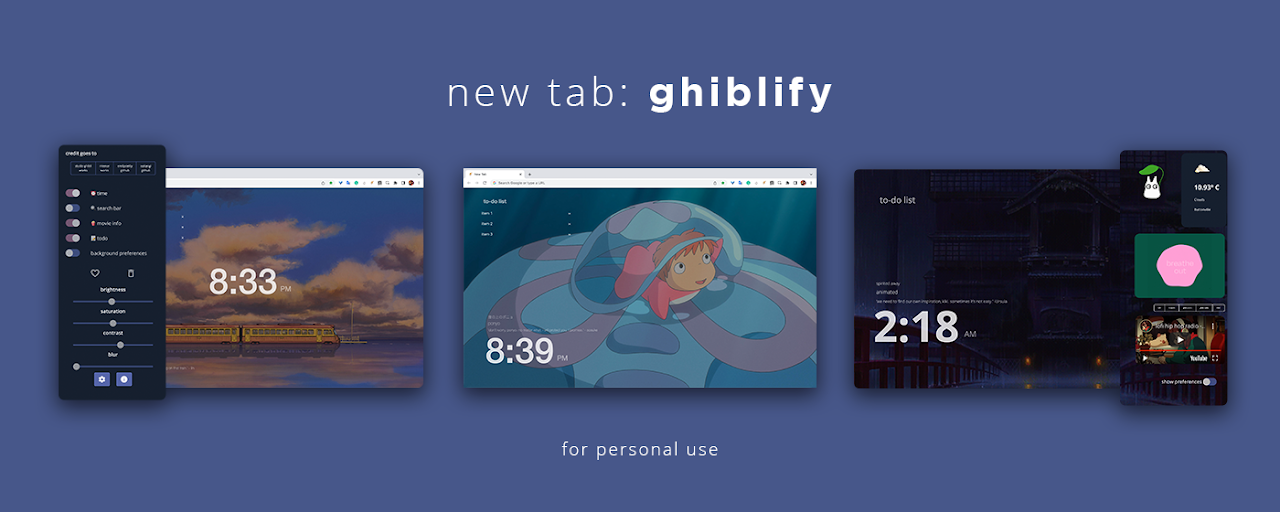 ghiblify - new tab Preview image 2