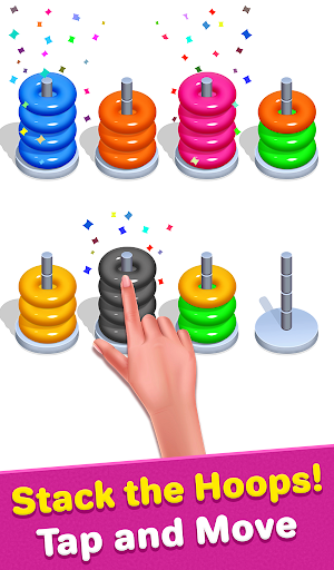 Screenshot Color Hoop Sort - Hoop Stack