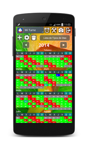 TunoDroid Calendario de Turnos