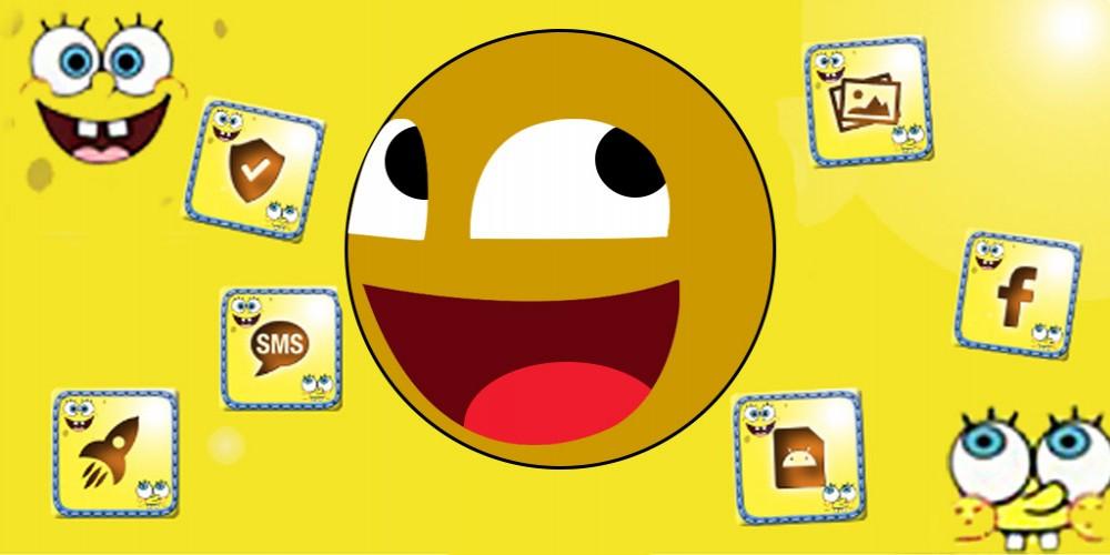 Tema Kartun Smiley Lucu Apl Android Google Play Screenshot Gambar