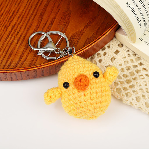 Title 20, Cartoon Animal Car Key Ring Wool Woven Bag Pack...