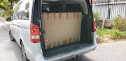 Without having to fold down any seats, the boot is large enough to carry a full-size bicycle box. Picture: DENIS DROPPA