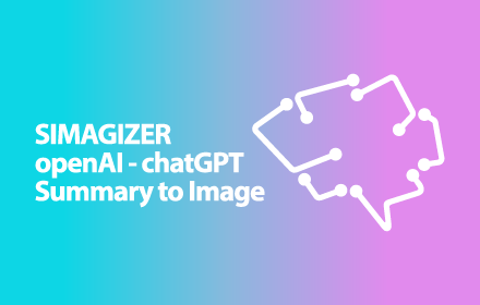 Simagizer - OpenAI ChatGPT Summary To Image small promo image