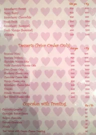 Candy Kisses menu 3