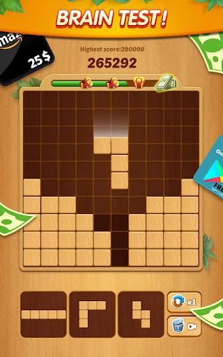 Lucky Woody Puzzle - Block Puzzle Game to Big Win