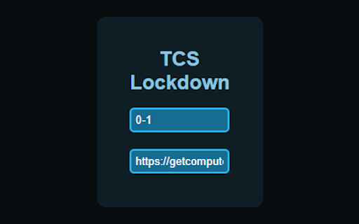 TCS Lockdown
