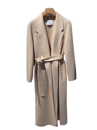 Title 1, Slim lace-up double-sided cashmere and wool jac...