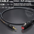 Cáp 3.5 Ra Canon Cái Chuyển Âm Thanh Micro Cho Laptop Pc Smartphone - 1/8 To Xlr Female Unbalanced Audio Cable