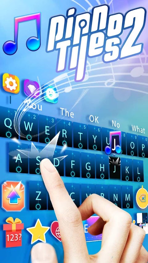 Piano Tiles 2™ Keyboard Themeのおすすめ画像1