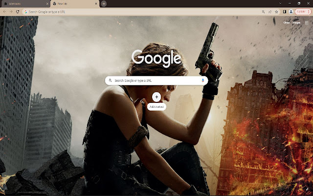 Resident Evil: The Final Chapter Theme chrome extension