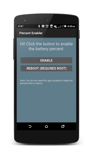Battery Percent Enabler