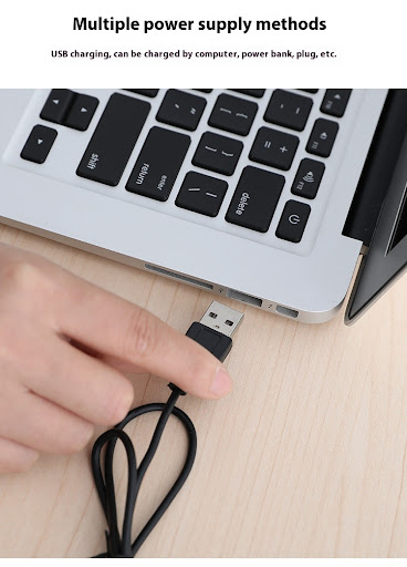 Title 2, Convenient Mute Mini 4-inch USB Plastic Electri...