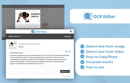 OCR Editor - Text from Image Preview image 0