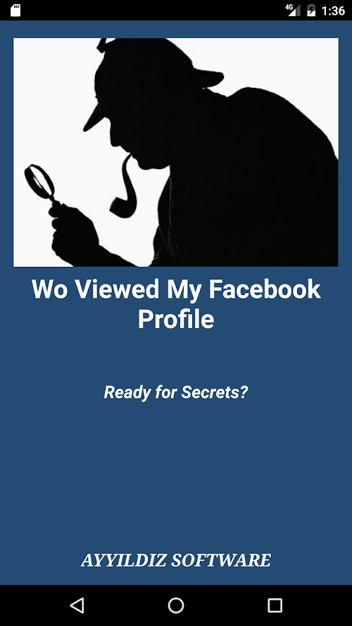 Android application Who Viewed My Facebook Profile screenshort