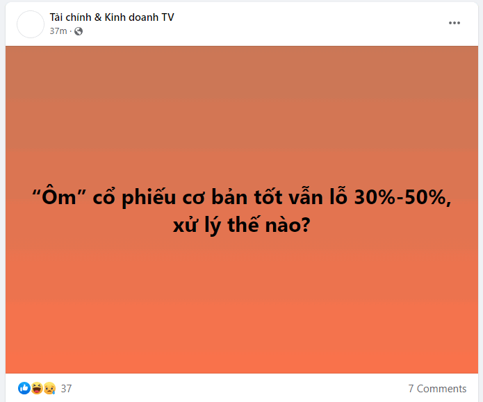 Ôm cổ phiếu tốt mà vẫn lỗ