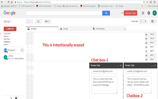 Secure Google Chat