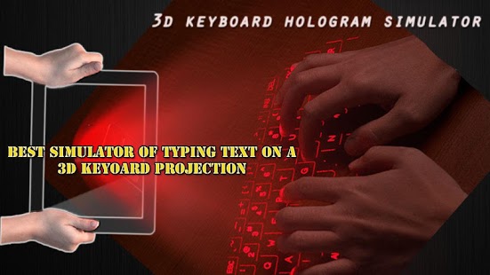 Free Hologram keyboard simulator 3D APK