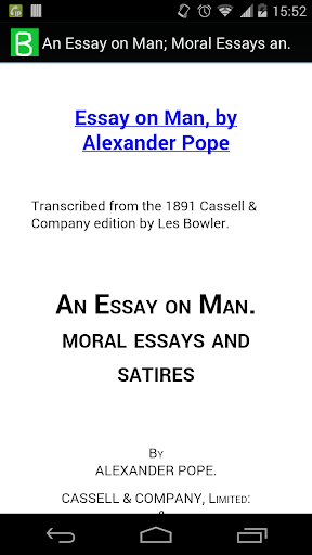 An Essay on Man