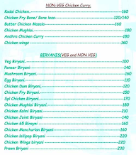 Tsangpo Indian & Chinese Restaurant menu 3