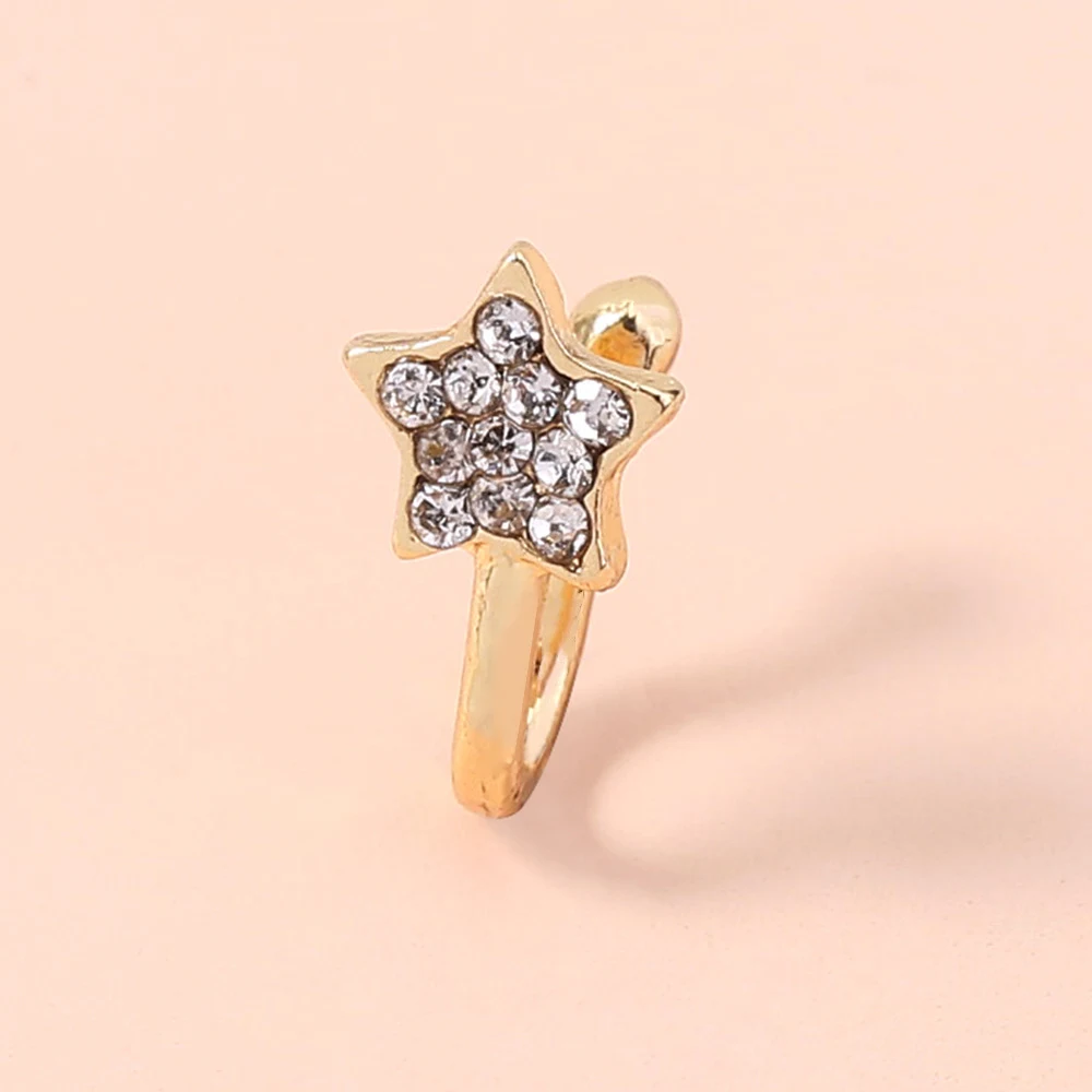 Title 2, Pentagramme Nez Piercing Faux Anneau Nasal Niche