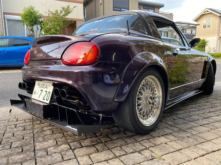 カプチーノのHIRO-SPORT・ワンオフ　リアデュフーザー・コペンに関するカスタム事例の投稿画像4枚目