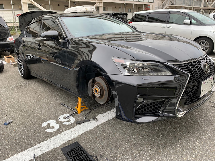 クラウンアスリートの18クラウンアスリート・GS・メンバー交換・DIY・夜まで車いじりに関するカスタム事例の投稿画像2枚目
