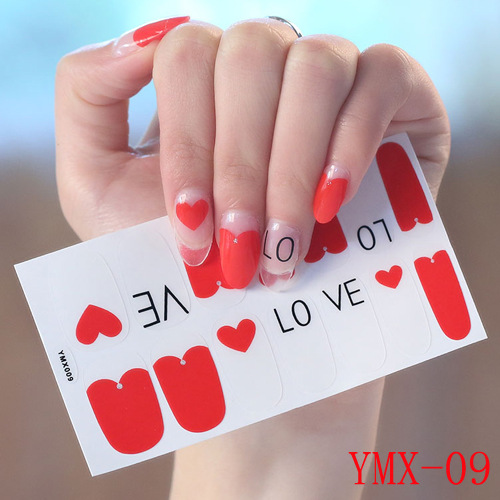 Title 10, Gummed nail stickers for easy nail art. Durable...