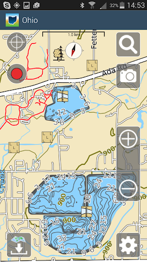 Aqua Map Ohio Lakes GPS