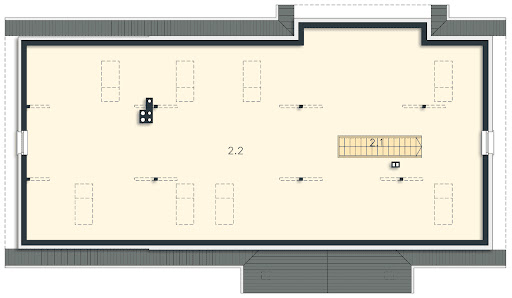 Rockville IV DCB121c - Rzut strychu - 113,23