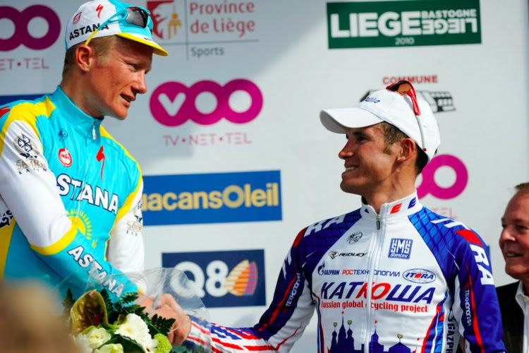 Drie jaar cel en 350.000 euro boete voor Vinokourov en Kolobnev na omgekochte Luik-Bastenaken-Luik?