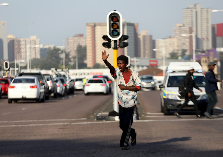 The JMPD hopes to do away with unauthorised pointsmen with the deployment of 200 traffic points officials in the city. File photo.