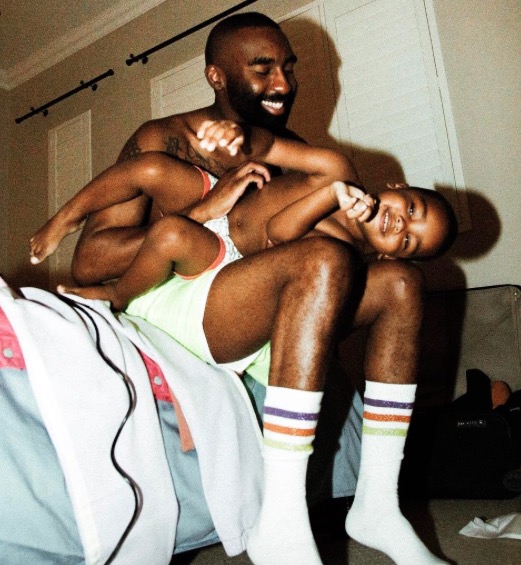 Riky Rick and his son. Via Riky Rick's Instagram