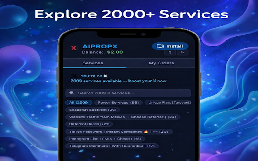 AIPROPX - Social Media Growth screenshot 2