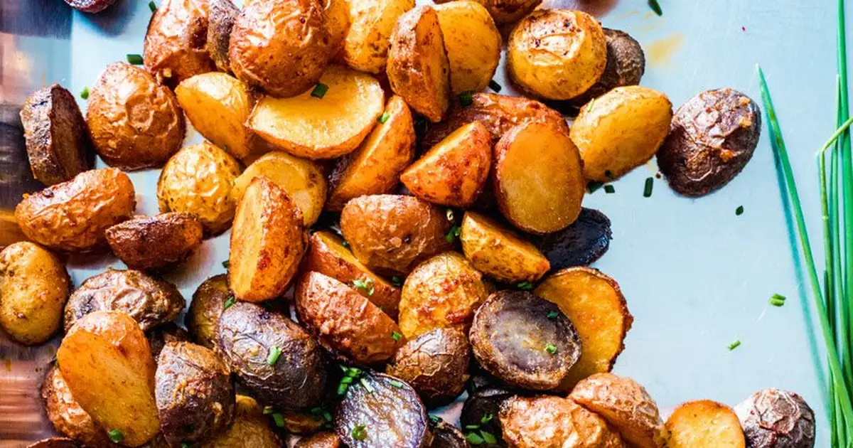 Roasted Mini Potatoes – A Couple Cooks