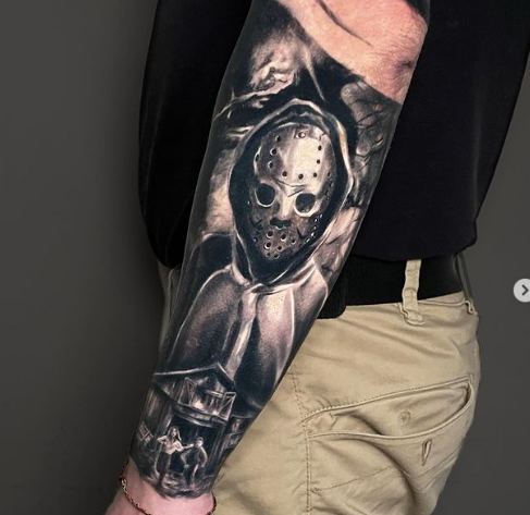 Arm Horror Tattoo