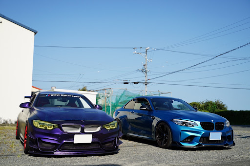 M4 クーペ の午後からくぼっさむさん車高調整 くぼっさむさん撮影 2台でに関するカスタム メンテナンスの投稿画像 車のカスタム情報はcartune