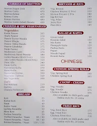 The Tanya's Cuisine menu 3