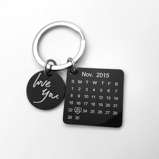 Title 3, Custom DIY Personalized Calendar Keychain Hand ...