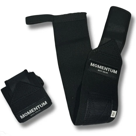 Momentum Elastic Wrist Wraps, Black