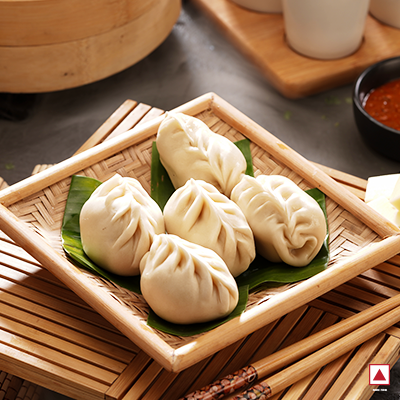 Chicken Cheese Steam Momo