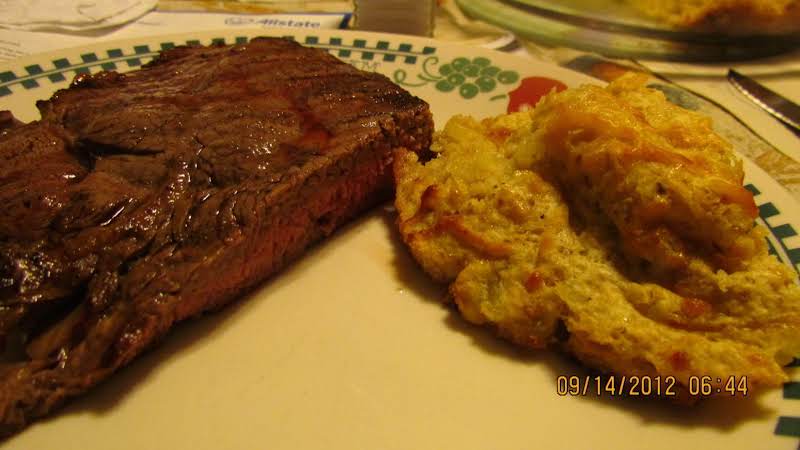 Here's What They Looked Like On My Plate With My Sirloin Steak. Looks Good...9/14/12