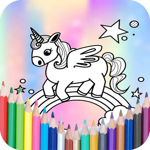 Unicorns Coloring Book Kawaii Cute For Kids Applications