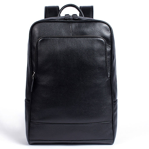 Title 5, Mens New Leather Backpack Business 15.6-inch C...