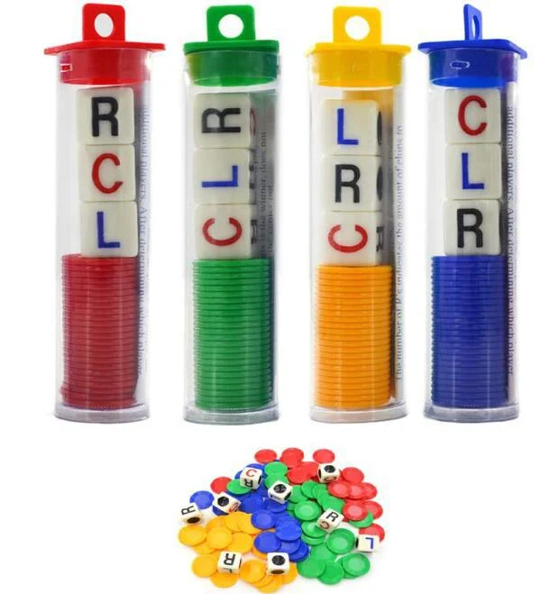 Title 4, Gioco di dadi LCR con fiches per 3+ giocatori. ...