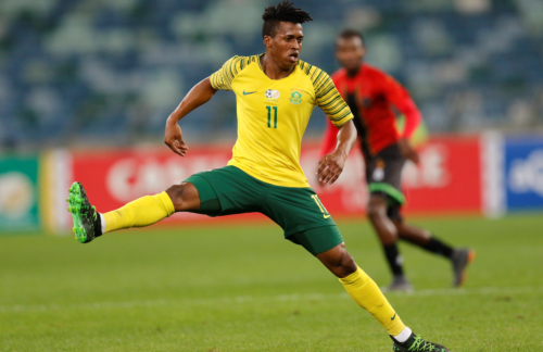 Luther Singh of South Africa during the COSAFA Cup, Plate final match between South Africa and Malawi at Moses Mabhida Stadium on June 07 2019 in Durban, South Africa.