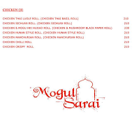 Mogul Sarai menu 4