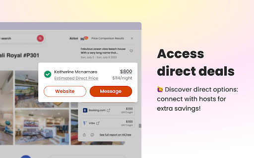 HiChee: Airbnb/Booking/Vrbo Price Comparison
