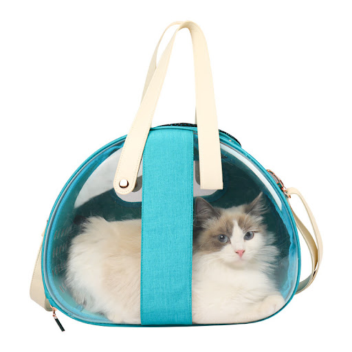 Title 5, Double Fish Transparent Dog Bag Puppy Cat Carri...