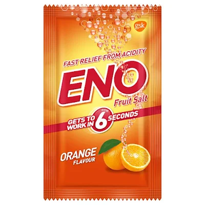 Eno Fruit Salt - Orange Flavor - 100 gm